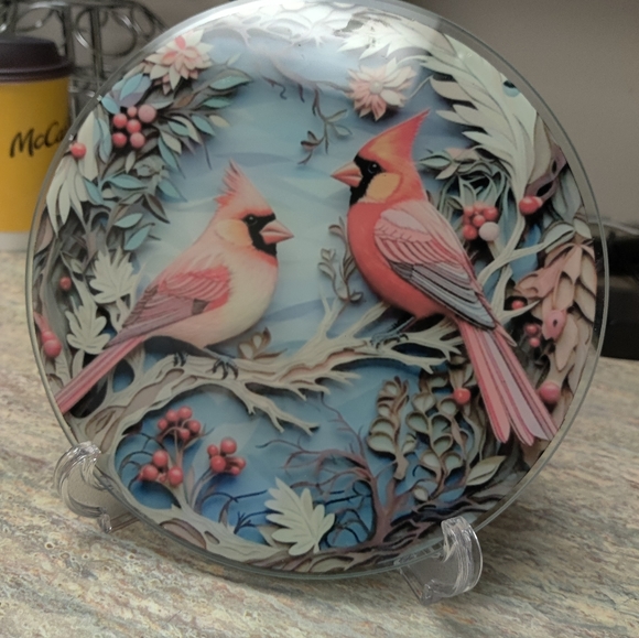 Cardinals cutting board - Picture 3 of 5